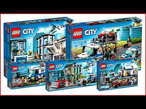 COMPILATION ALL LEGO City Police 2017 - Speed Build for Collectors