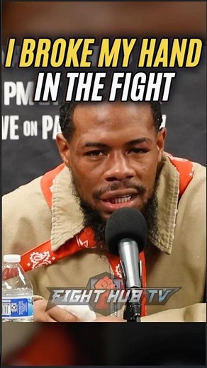 Lamont Roach FIRST WORDS after draw vs Pitbull!