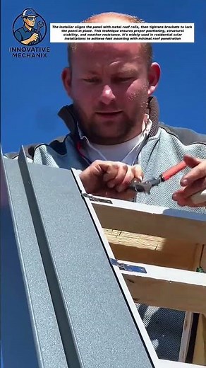 Solar Panel Roof Mount Installation | Clean and Secure Mounting Method