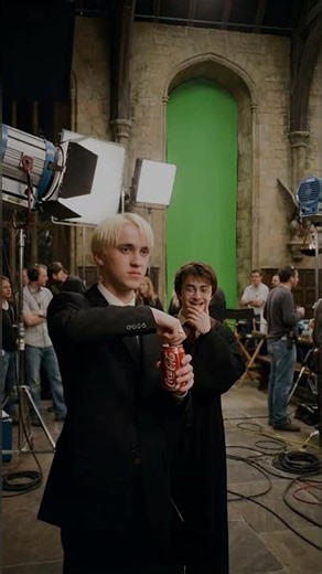 Never Trust Harry Potter! 😱 (Draco Malfoy's Bad Day) #movie #hogwarts #harrypotter #behindthescenes