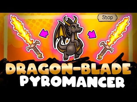 Dragon-Blade Pyro – Dual Burning Blades + Obsidian Dragons | Backpack Battles