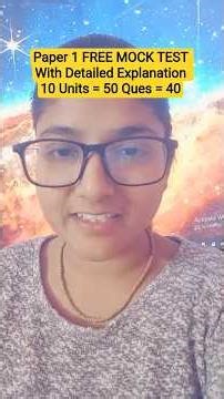 UGC NET Paper 1 FREE MOCK TEST With Detailed Explanation #shortsfeed #shorts #ugcnetmocktest