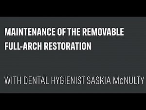 Straumann Novaloc® overdenture maintenance: Instructing the correct procedure to patients.