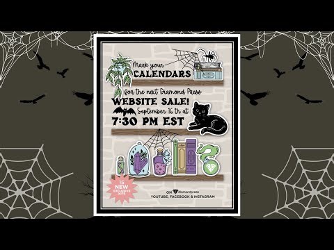 Diamond Press Website Halloween Live Event