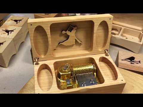 30 note Music Box with Blue Danube Waltz, Johan Strauss