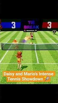 Daisy VS Mario Tennis Showdown #mariotennisfever #mario #princessdaisy #nintendo
