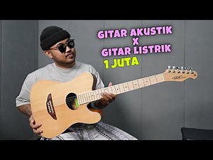 GITAR AKUSTIK KAWIN SAMA GITAR LISTRIK | Review Gitar Telekustik MusicPoint Murah Cuma 1 Juta