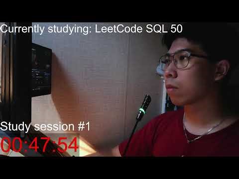 Study With Me Live Pomodoro | SQL 50
