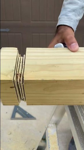 Have you ever cut notches on a 4x4 post?