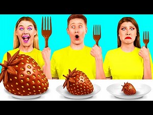 Big, Medium and Small Plate Challenge | Food Battle by GoFun Challenge