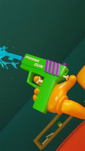 Wrong Trigger! Baby Cheesy’s Water Gun Revenge!💧😱🤣