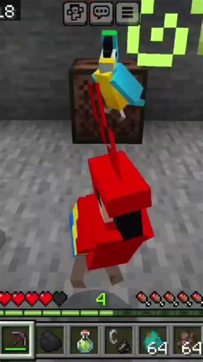 Minecraft parrot dance ⭐🌟💫✨⭐⭐✨