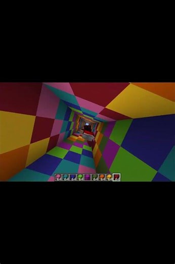 rainbow in minecraft dropper #letsplay #letsgo #rainbow #dropper