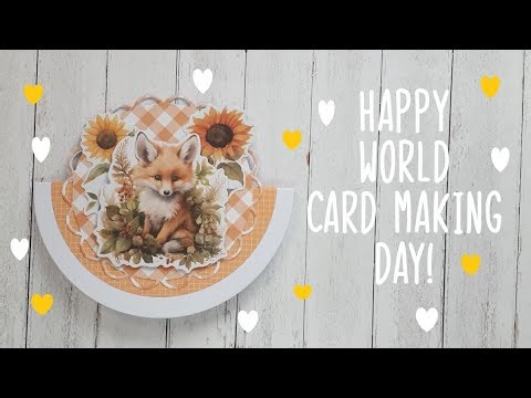 SUPER EASY ROCKER CARD - Happy World Card Making Day! 💌