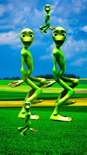 Dame tu cosita Green alien dance #dance #short #ytshorts