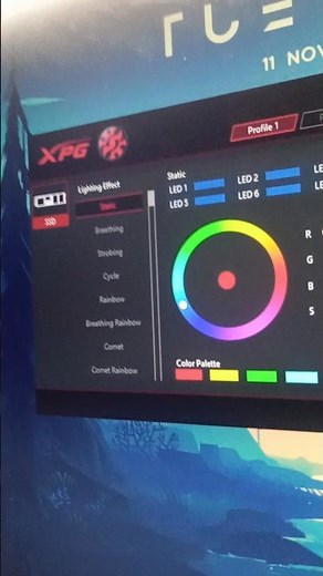 Change SSD Lighting RGB With XPG Software #xpg #spectric