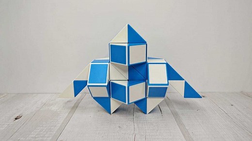 48段魔尺教程变战斗机，解说教程，慢动作一步一步教会你