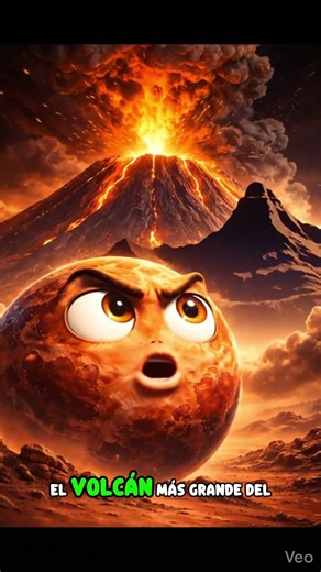 El volcan mas alto del sistema solar #marte #datoscuriosos