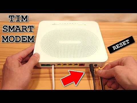 Tim Smart Modem • Factory Reset