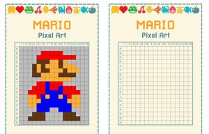 Pixel Art Super Mario