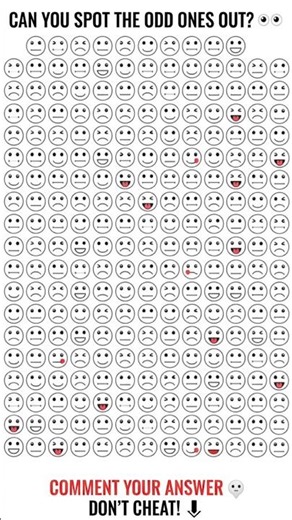 Can you sopt the odd ones out? #puzzle #shorts