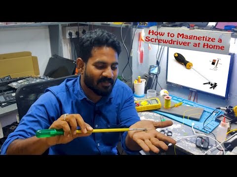 എന്തും കാന്തമാകും | How to MAGNETIZE Screwdrivers Bits & Tools INSTANTLY
