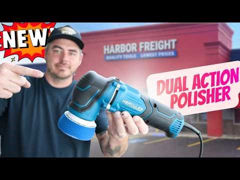 NEW DETAILING PRODUCT AT HARBOR FREIGHT! Hercules Dual Action Polisher