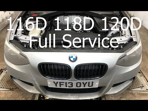 BMW 116D 118D 120D 125D Full Service Oil & Filter, Fuel, Air Cabin Filters Service Light Reset F20