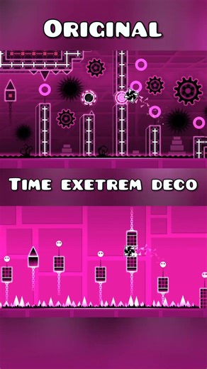 Time machine original vs Time exetrem #geometrydash #gd #robtop #shorts #fyp