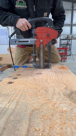 4.3K views · 41 reactions | Every mortise we cut in the shop starts...
