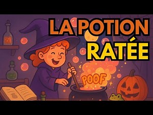 La Potion magique de la sorcière 🧙‍♀️ Histoire d'Halloween pour enfants