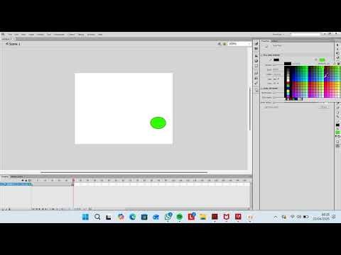 tutorial membuat shape tween diadobe flash
