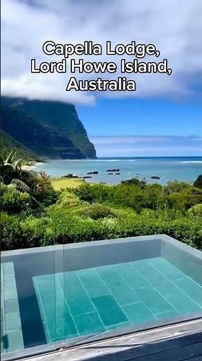 Capella Lodge in Lord Howe Island in Australia