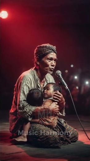 This grandfather cried because he didn't want to leave his grandson #gottalent #sad #musicharmony