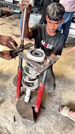 Shock Absorber Dismantling and Testing #shockabsorber#struts#suspensionservice#rxmechanic #fblifest