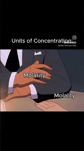 Molarity and Molality #chemistry #education #tutorial #쩐다