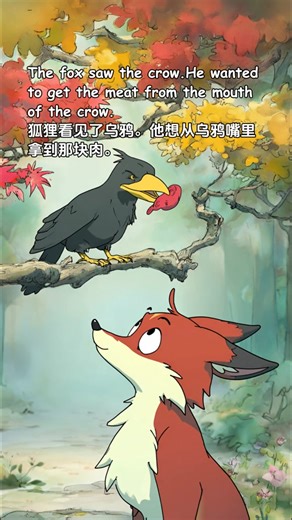 The story between a fox and a crow #英语绘本 | 教学小蜜蜂 Education Malaysia