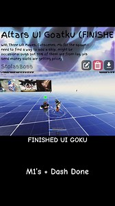 Goku Moveset Finished: First Move, M1s & Dash Complete