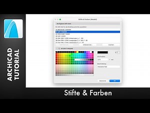 Grundlagen Stiftset - ARCHICAD 20 [Tutorial Deutsch]