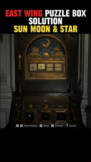 EAST WING Puzzle Box Solution | Sun Moon & Star | Resident Evil Requiem (RE9) #residentevilrequiem