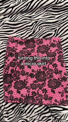 Creating a Stylish Micro Skirt from Fabric