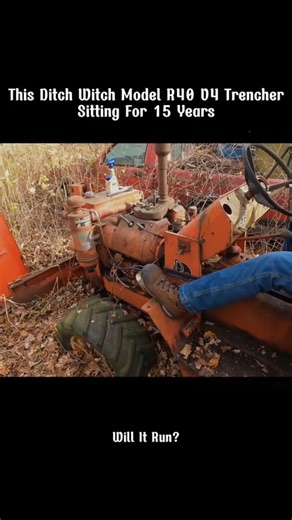 30K views · 2.1K reactions | Ditch witch R40 V4 Trencher sitting 15 years #restoration #repair #engine #recovery #rebuild #willitrun #old #fyp | Willitrun | Facebook
