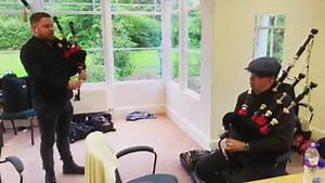 Ok, name the tune Wednesday! Let the guessing begin 👇🏻 #oldschool Wallace Bagpipes🔥 | Red Hot Chilli Pipers