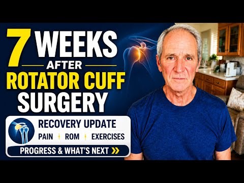 7 Weeks After Rotator Cuff Surgery | My Recovery, ROM & New Exercises