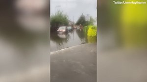 Severe flooding hits East London as thunderstorms hit the UK