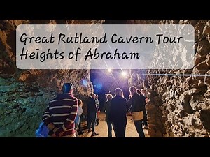 Heights of Abraham The Great Rutland Cavern Tour Matlock Bath Derbyshire Peak District UK 2023