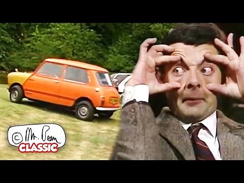 Mr Bean's BRIGHT ORANGE MINI | Mr Bean Funny Clips | Classic Mr Bean