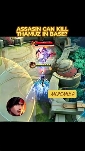 Assassin Kills Thamuz in Base | MLBB Gameplay