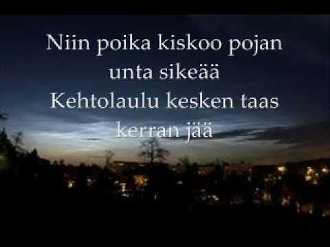 Yö - Ihmisen Poika + Lyrics