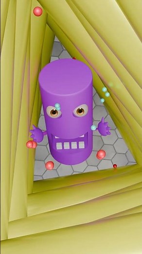Panic AAAA Little Monster 🫣🫣 #alinton3d